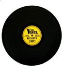 Podkładka płyta winylowa - żółta