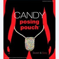 męskie stringi z cukierków