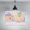 Mapka zdrapka Polska
