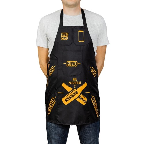 Fartuch gotującego faceta