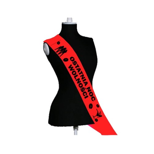 Czerwona szarfa na wieczór panieński - Ostatnia noc wolności