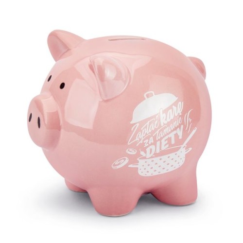 Skarbonka świnka - Za łamanie diety
