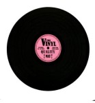 Podkładka płyta winylowa - różowa