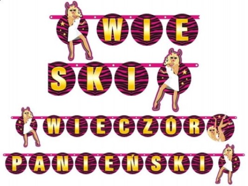  Baner na wieczór panieński