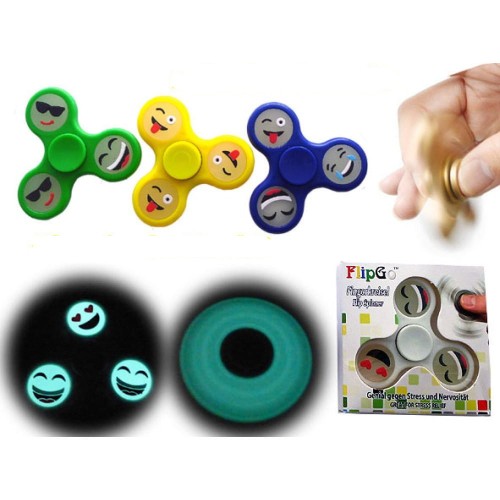  Fidget Hand Spinner Świecący Buźki