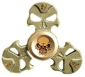 Fidget Hand Spinner czaszki - złote