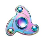 Fidget Hand Spinner Tęczowy Alu vol 3