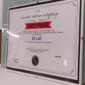 certyfikat na 50 urodziny oprawiony