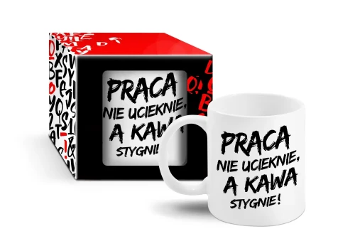 praca-nie-ucieknie-kubek.webp