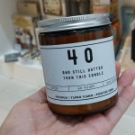 Aromaterapeutyczna Świeczka Sojowa - 30, 40, 50, 60 urodziny (wersja ang)