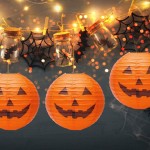 Lampion papierowy - Dynia Halloween