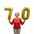 balony na 70 urodzny