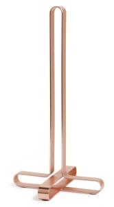 Stojak na ręcznik papierowy - Umbra Pulse - miedziany