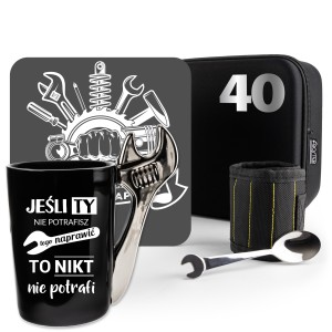 Zestaw Prezentowy dla Złotej Rączki -  na 40 urodziny dla faceta brata ojca