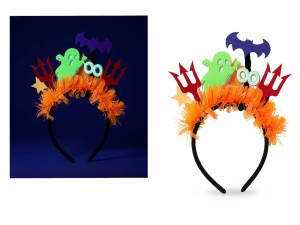 Opaska Filcowa na Halloween - fluoroscencyjna