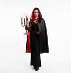 Peleryna wampira / diabła dwustronna