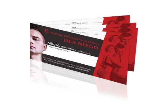 Erotyczna książeczka czekowa - dla niego
