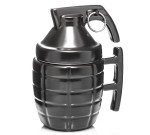 Kubek Granat z pokrywką - czarny