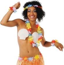  Hawajka - naszyjnik z kwiatów