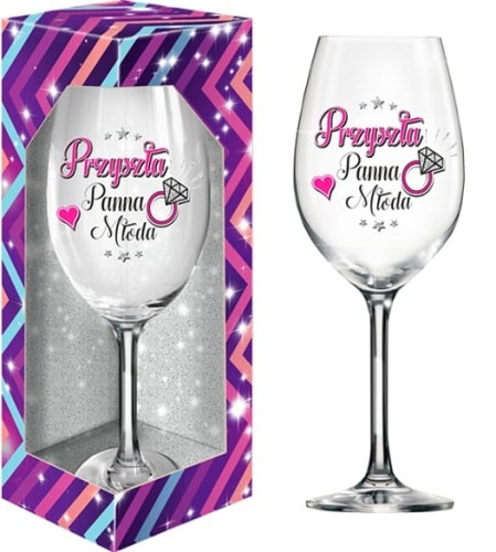 Gigantyczny kieliszek Przyszła Panna Młoda