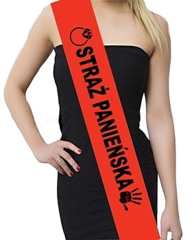 Czerwona szarfa - Straż panieńska