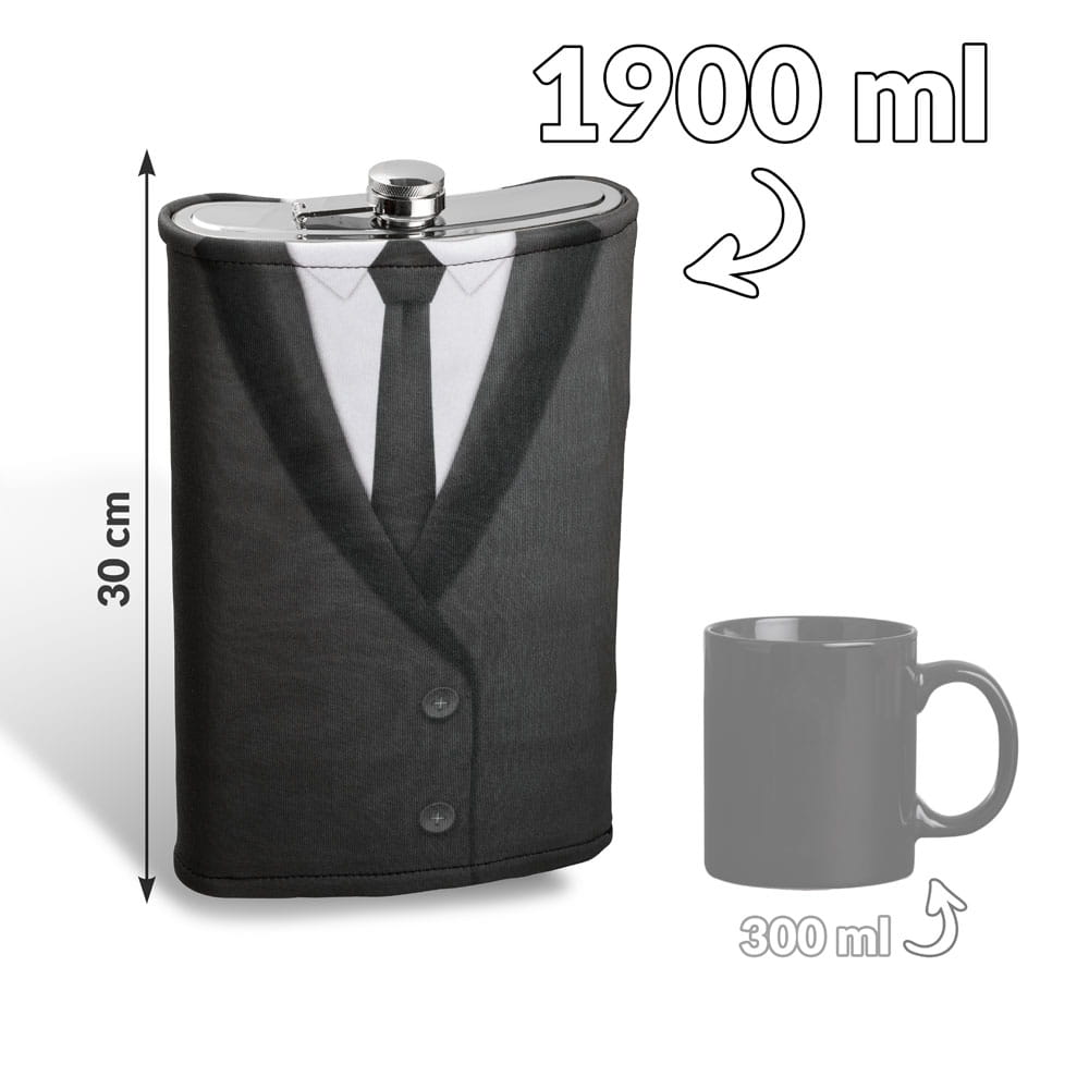 Gigantyczna piersiówka gentelmana