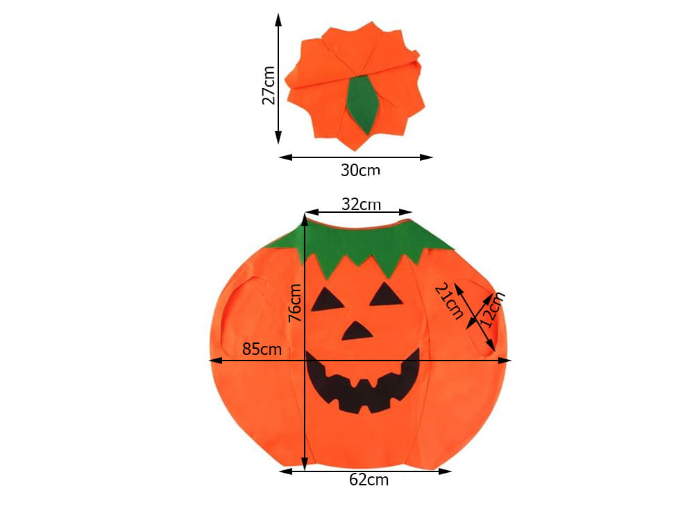 kostium  dynia dla dziecka halloween bal jesieni