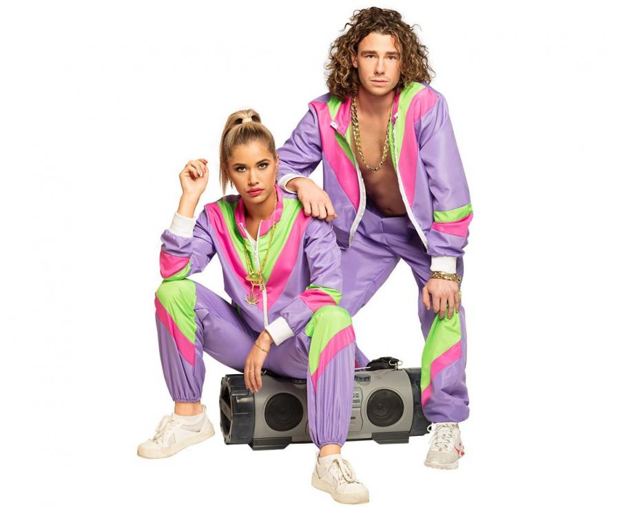 kostium przebranie strój disco lata 80 90 disco polo dres z kreszu dla faceta