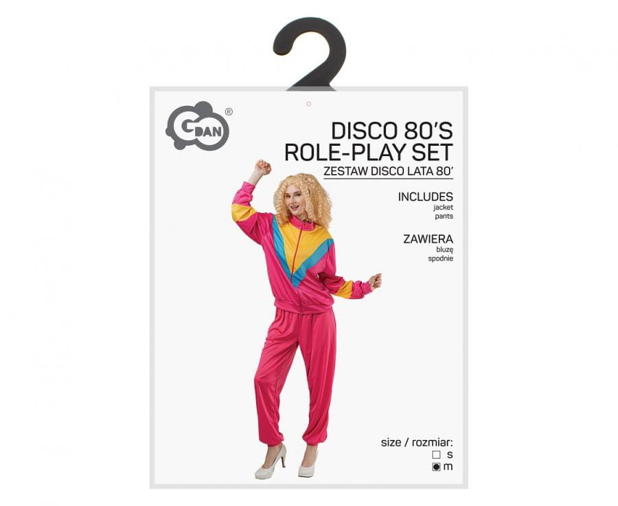 kostium przebranie strój disco lata 80 90 disco polo dres z kreszu dla kobiety kobiecy dla dziewczyny