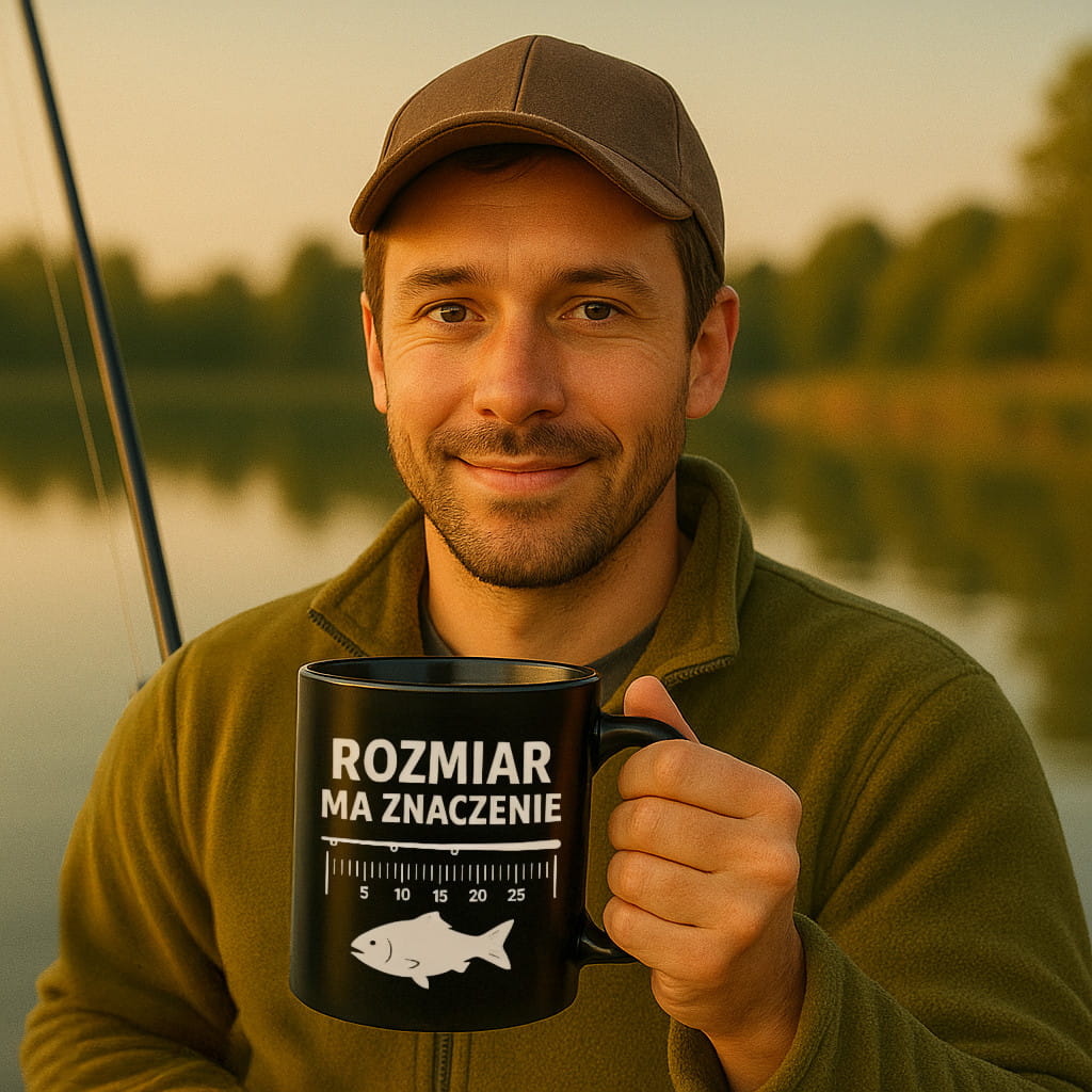 Kubek dla wedkarza rozmiar ma znaczenie gigantyczny