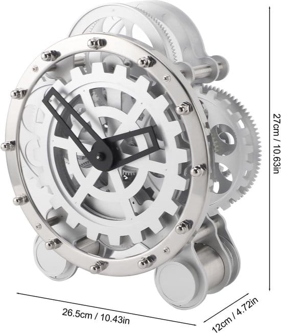 zegar gear clock invotis tryby zębaty zegar