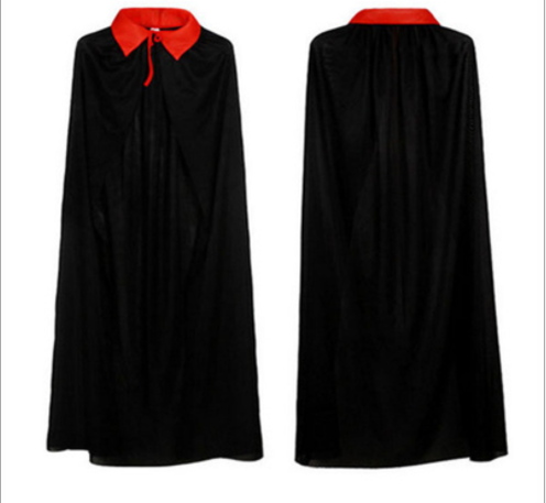 peleryna wampira draculi z kołnierzem 120cm
