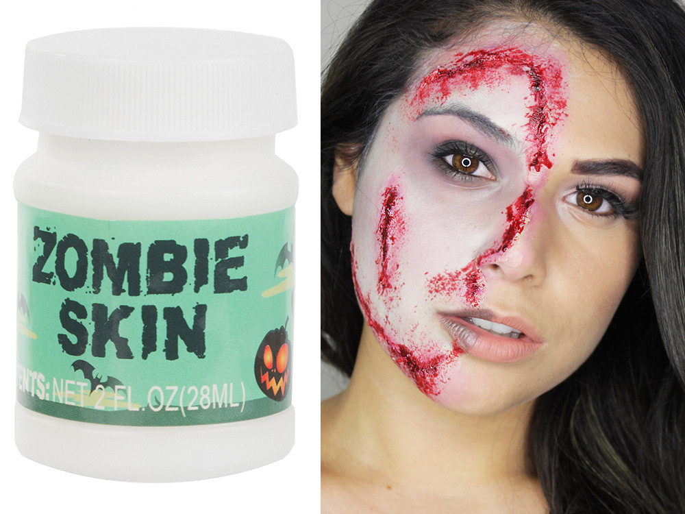 Lateks do charakteryzacji zombie skin skóra zombie